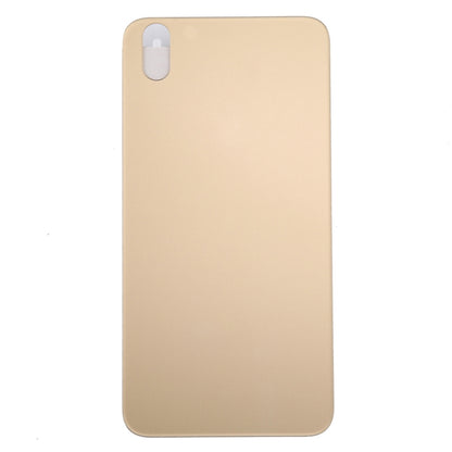 iPhone X Gold Glass Battery Back Cover Replacement - Ideal for Broken/Unusable Covers, Professional Installation Recommended