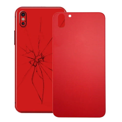 iPhone X Glass Battery Back Cover Replacement (Red) - Ideal for Fixing Broken or Faulty Covers