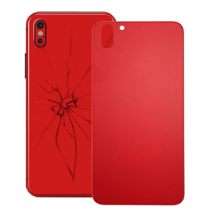 iPhone X Glass Battery Back Cover Replacement (Red) - Ideal for Fixing Broken or Faulty Covers