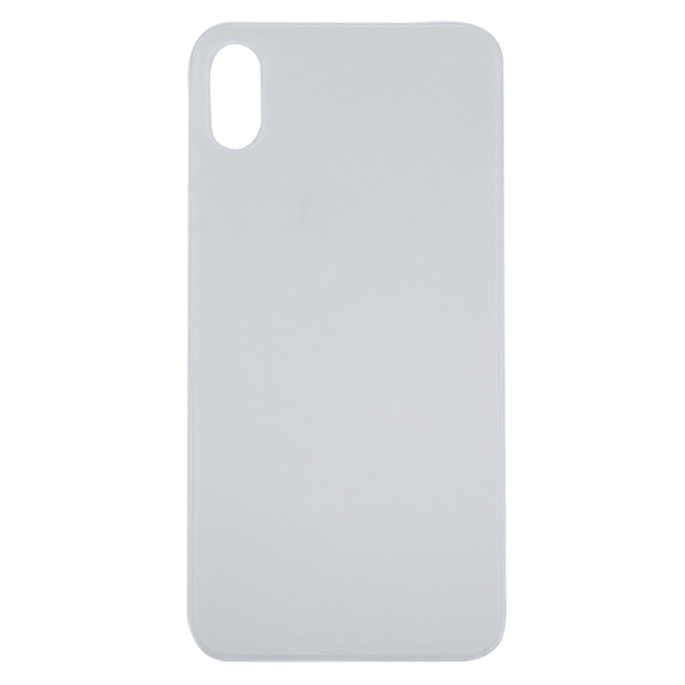 iPhone X Glass Battery Back Cover Replacement (White) - Ideal for Repairing Broken or Faulty Units