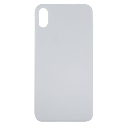 iPhone X Glass Battery Back Cover Replacement (White) - Ideal for Repairing Broken or Faulty Units