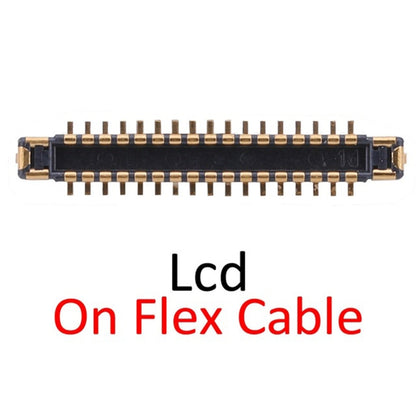 LCD Display FPC Connector Flex Cable Replacement for iPhone XS Max, XS, X - Quality Checked