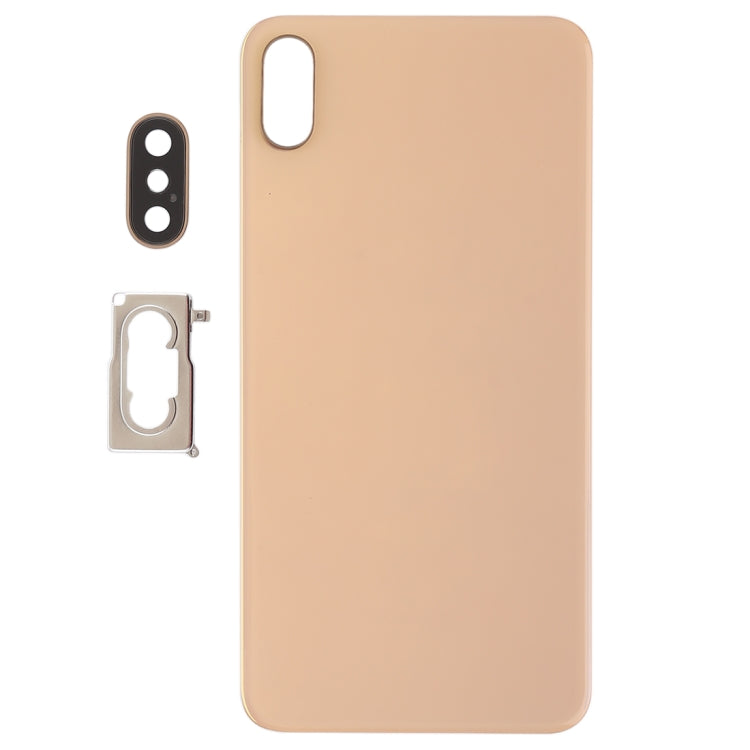 Gold Battery Back Cover with Camera Bezel, Lens & Adhesive for iPhone XS Max - High Quality Replacement Part