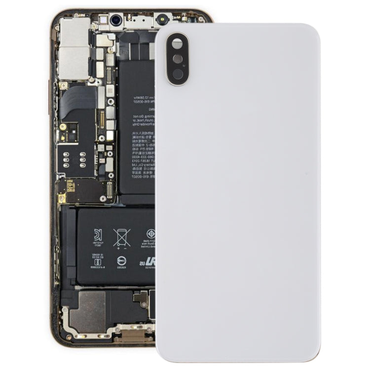 iPhone XS Max Battery Back Cover with Camera Bezel, Lens & Adhesive - White Replacement Part