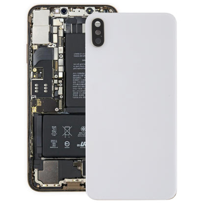iPhone XS Max Battery Back Cover with Camera Bezel, Lens & Adhesive - White Replacement Part