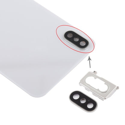 iPhone XS Max Battery Back Cover with Camera Bezel, Lens & Adhesive - White Replacement Part