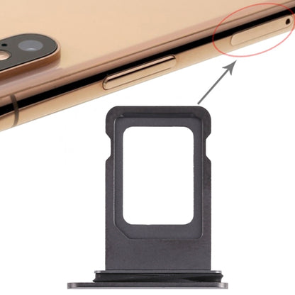 Black SIM Card Tray for iPhone XS Max (Single SIM Version) - Replacement Part for Damaged Trays