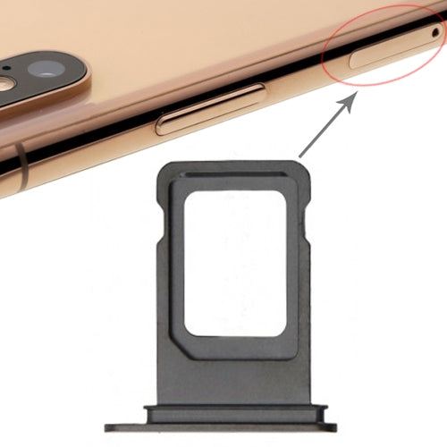 Grey SIM Card Tray for iPhone XS Max (Single SIM Card) - Compatible & Lightweight (0.01kg)