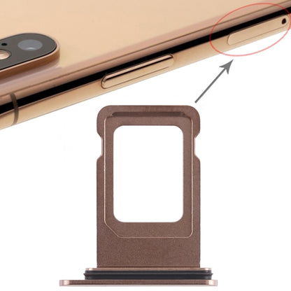 Gold Double SIM Card Tray for iPhone XS Max - Replacement for Dual SIM Version (Checked Condition)