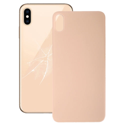 iPhone XS Max Gold Back Battery Cover Replacement with Adhesive - Easy Install Big Camera Hole Glass