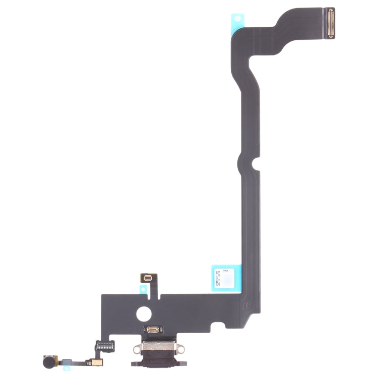 iPhone XS Max Charging Port Flex Cable Replacement (Black) - Quality Ribbon for Repair