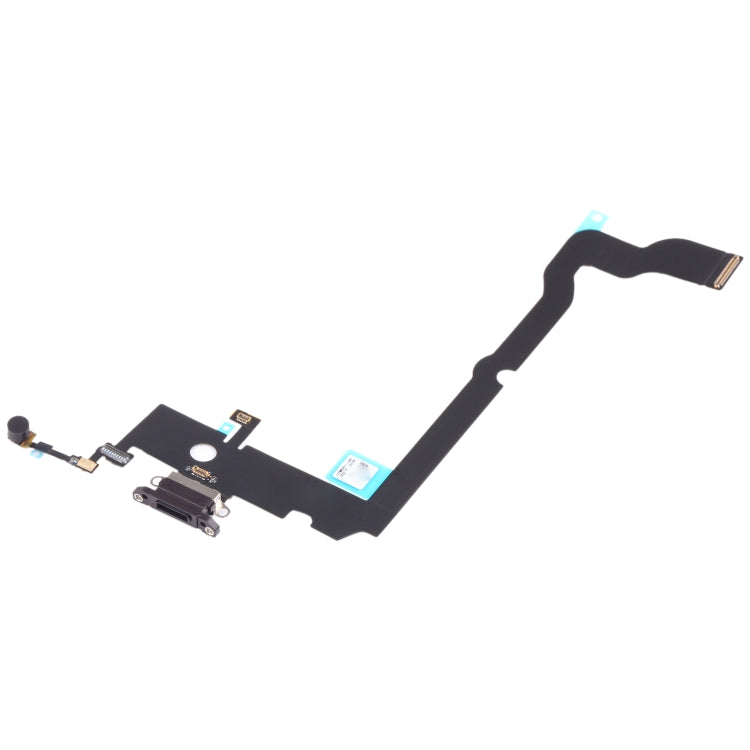 iPhone XS Max Charging Port Flex Cable Replacement (Black) - Quality Ribbon for Repair