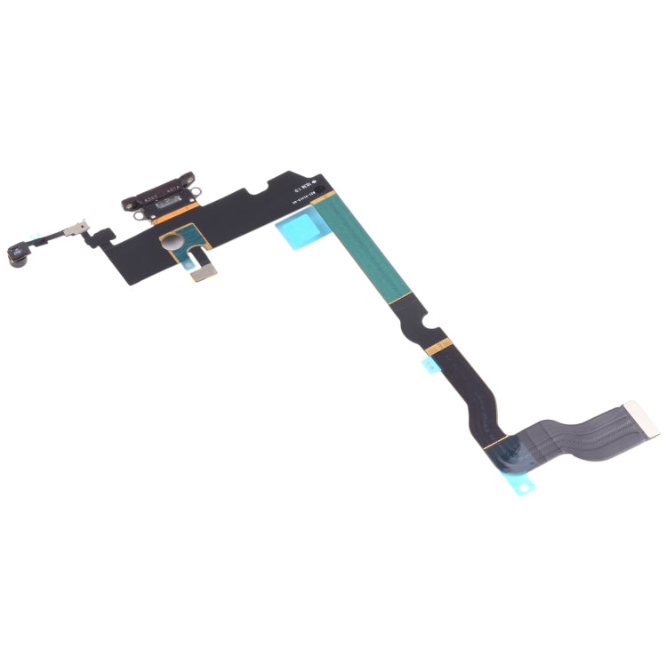 iPhone XS Max Charging Port Flex Cable Replacement (Black) - Quality Ribbon for Repair