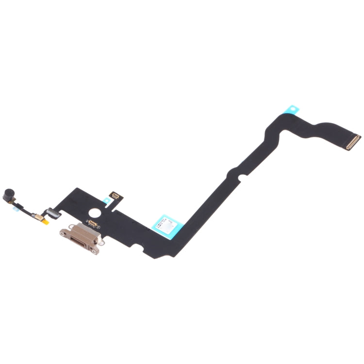 Replacement Charging Port Flex Cable Ribbon for iPhone XS Max (Gold) - Compatible & Tested