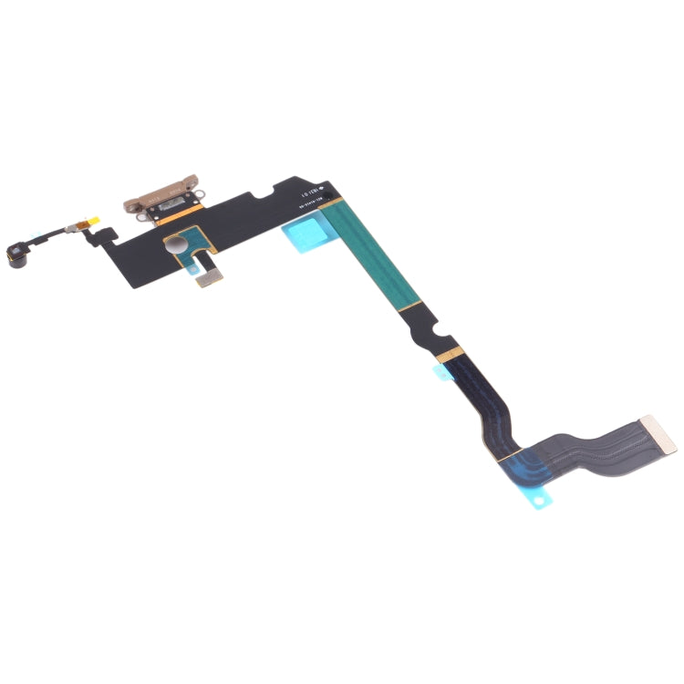 Replacement Charging Port Flex Cable Ribbon for iPhone XS Max (Gold) - Compatible & Tested