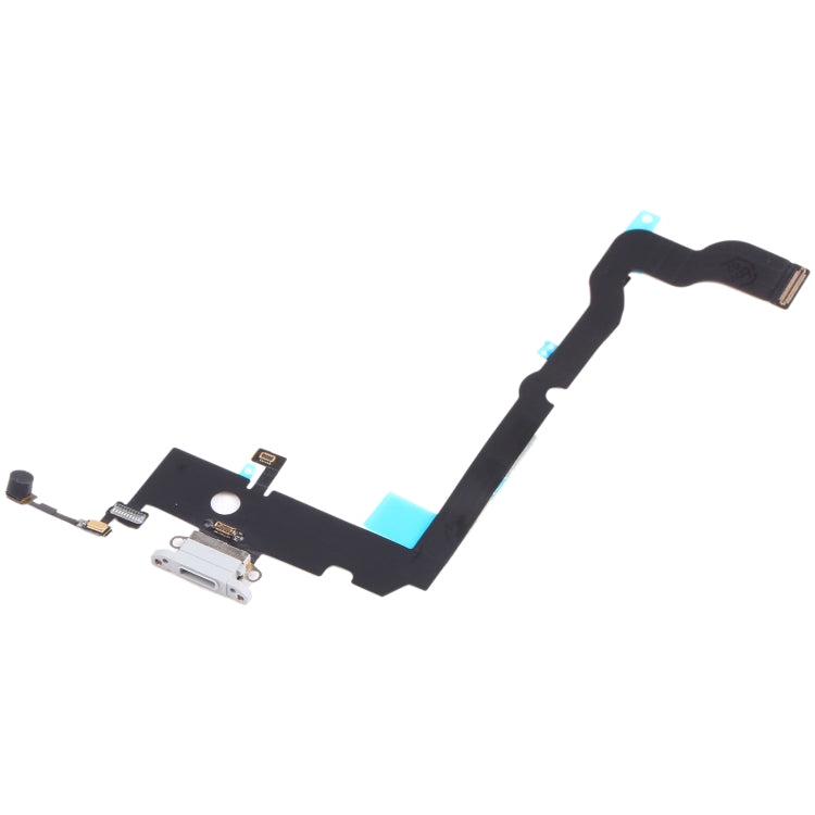 iPhone XS Max Original Charging Port Flex Cable Ribbon Replacement (White) - Fully Tested, Fits Perfectly