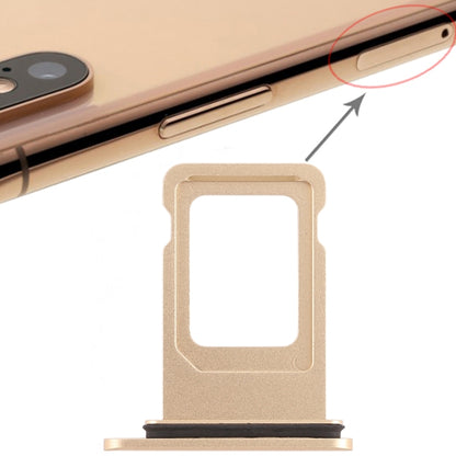 Gold SIM Card Tray for iPhone XR (Single SIM Compatible) - Lightweight & Compact Design