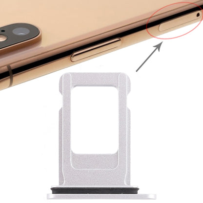 White SIM Card Tray for iPhone XR (Single SIM) - Lightweight, Compact Design