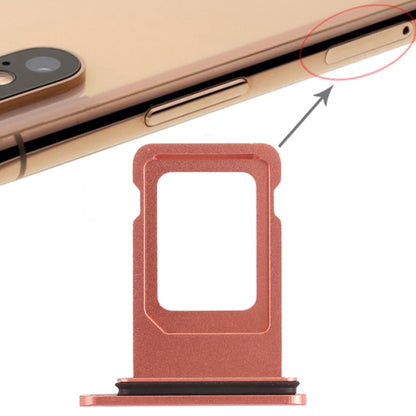 Rose Gold Double SIM Card Tray for iPhone XR - Replacement for Dual SIM Version, Quality Checked