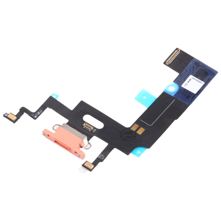 Original Charging Port Flex Cable Ribbon Replacement for iPhone XR (Coral) - Professional Fit, Quality Checked