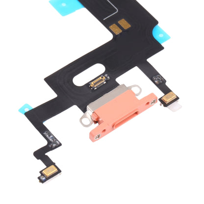 Original Charging Port Flex Cable Ribbon Replacement for iPhone XR (Coral) - Professional Fit, Quality Checked