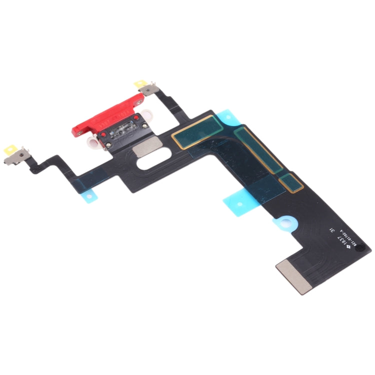 iPhone XR Charging Port Flex Cable Replacement (Red) - Compatible, Fully Tested, Professional Installation Recommended