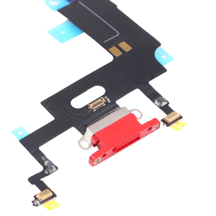 iPhone XR Charging Port Flex Cable Replacement (Red) - Compatible, Fully Tested, Professional Installation Recommended