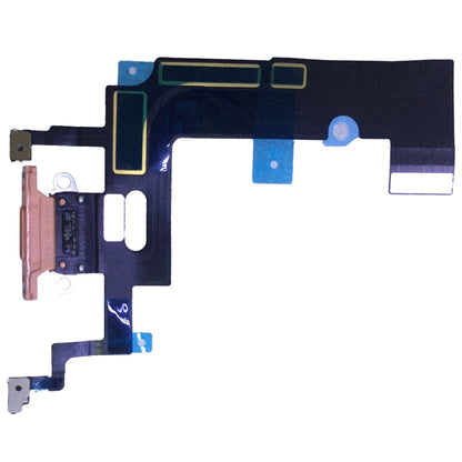 iPhone XR Charging Port Flex Cable Replacement (High Quality, Pink) - Compatible & Tested