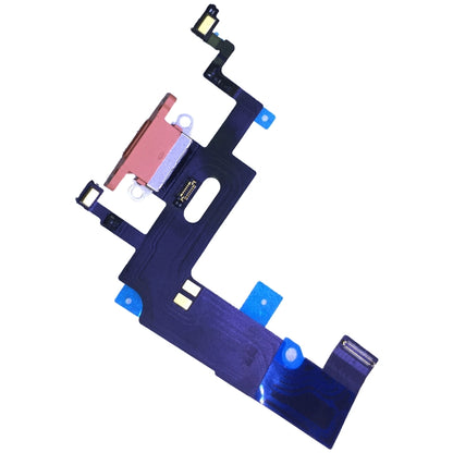 iPhone XR Charging Port Flex Cable Replacement (High Quality, Pink) - Compatible & Tested