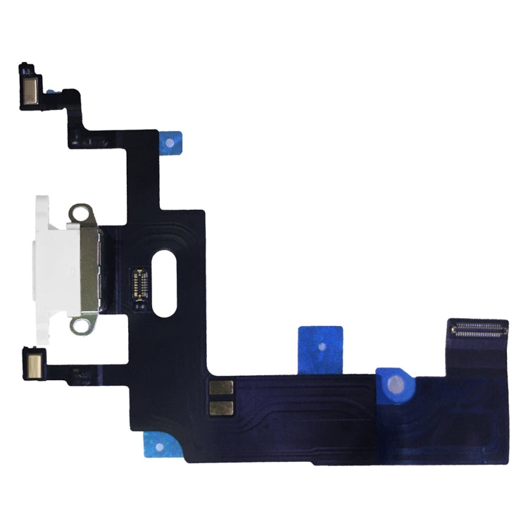 iPhone XR Charging Port Flex Cable Replacement (White) - Compatible, Professionally Tested, Fits Perfectly
