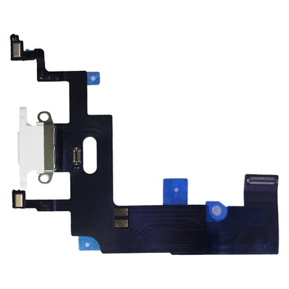 iPhone XR Charging Port Flex Cable Replacement (White) - Compatible, Professionally Tested, Fits Perfectly