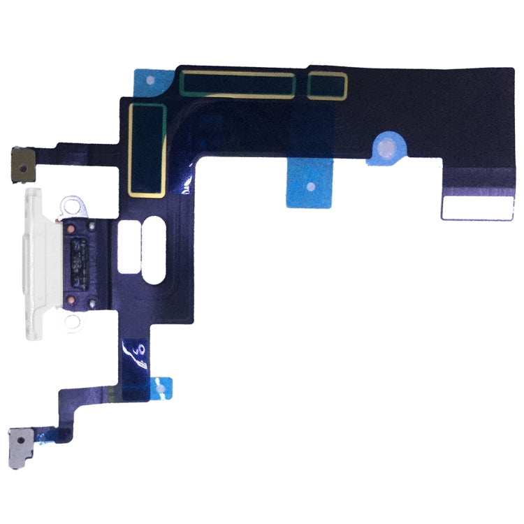 iPhone XR Charging Port Flex Cable Replacement (White) - Compatible, Professionally Tested, Fits Perfectly