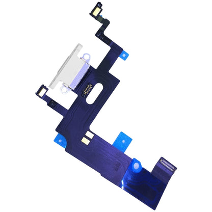 iPhone XR Charging Port Flex Cable Replacement (White) - Compatible, Professionally Tested, Fits Perfectly