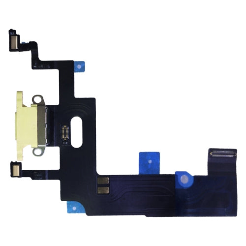 High-Quality Charging Port Flex Cable Replacement for iPhone XR (Yellow) - Professional Installation Recommended