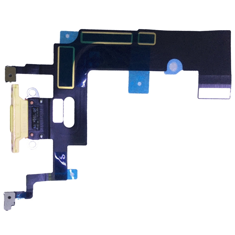 High-Quality Charging Port Flex Cable Replacement for iPhone XR (Yellow) - Professional Installation Recommended