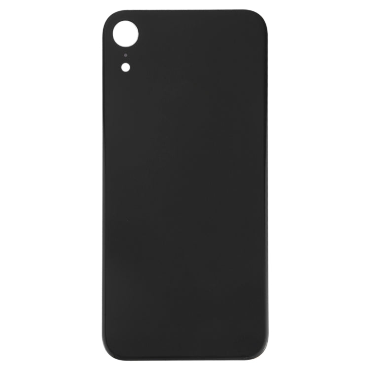 iPhone XR Replacement Black Glass Back Battery Cover with Adhesive - Easy Install Big Camera Hole