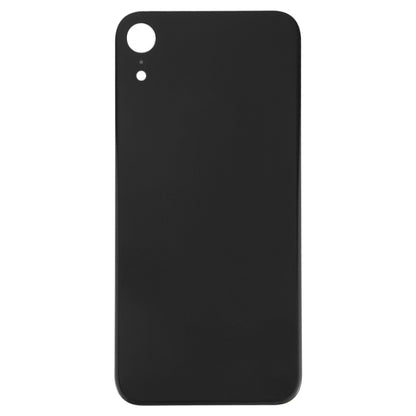 iPhone XR Replacement Black Glass Back Battery Cover with Adhesive - Easy Install Big Camera Hole