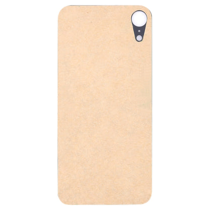 iPhone XR Blue Easy Replacement Glass Back Battery Cover with Adhesive - Big Camera Hole Compatible Part