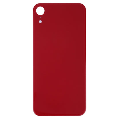 iPhone XR Replacement Back Battery Cover with Big Camera Hole Glass and Adhesive (Red) - Easy Install