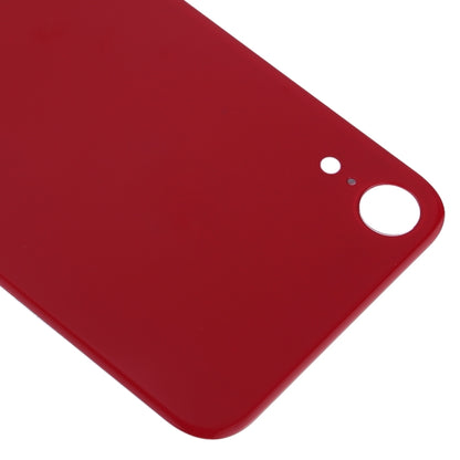iPhone XR Replacement Back Battery Cover with Big Camera Hole Glass and Adhesive (Red) - Easy Install