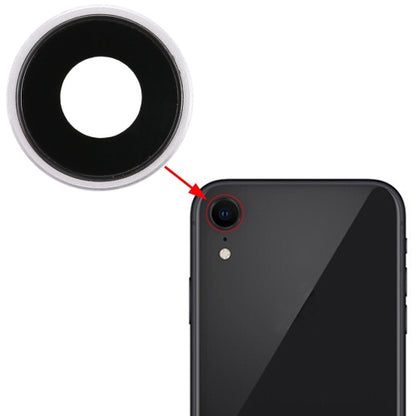 iPhone XR Back Camera Bezel & Lens Cover Replacement (White) - Quality Checked, Professional Installation Recommended