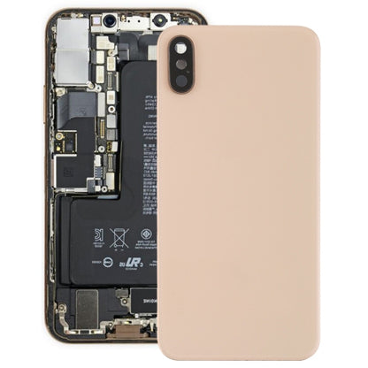 iPhone XS Gold Battery Back Cover Replacement with Camera Bezel, Lens & Adhesive - High Quality Repair Part
