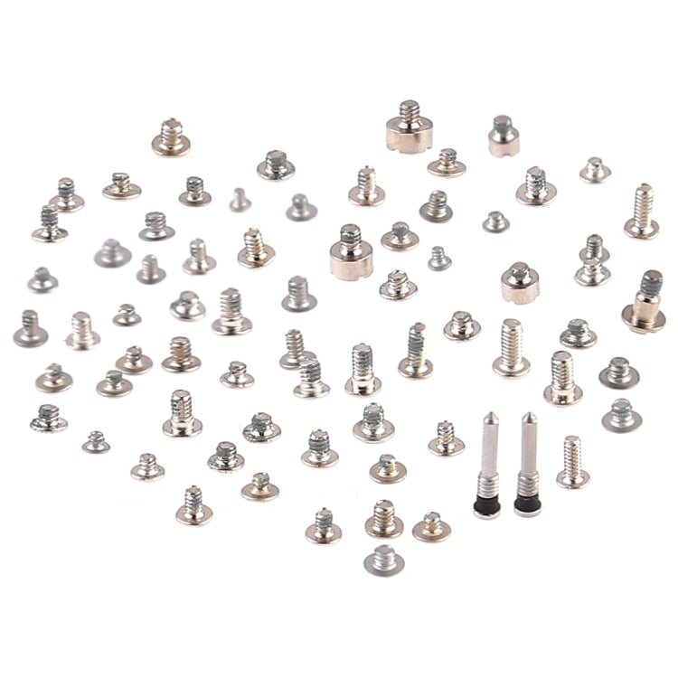 iPhone XS Complete Replacement Screws and Bolts Set (2 Charging Port Screws + Silver Screws)