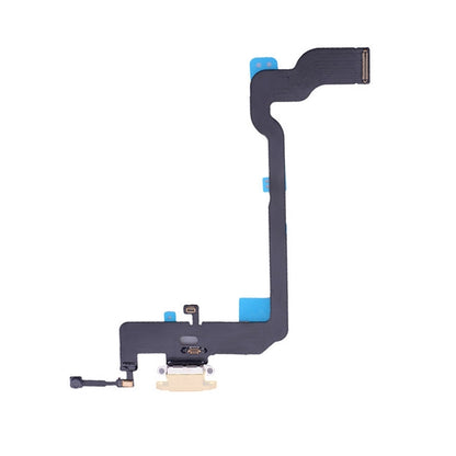Gold Charging Port Flex Cable for iPhone XS - GPSR Certified, Lightweight 0.02kg, 15cm Size