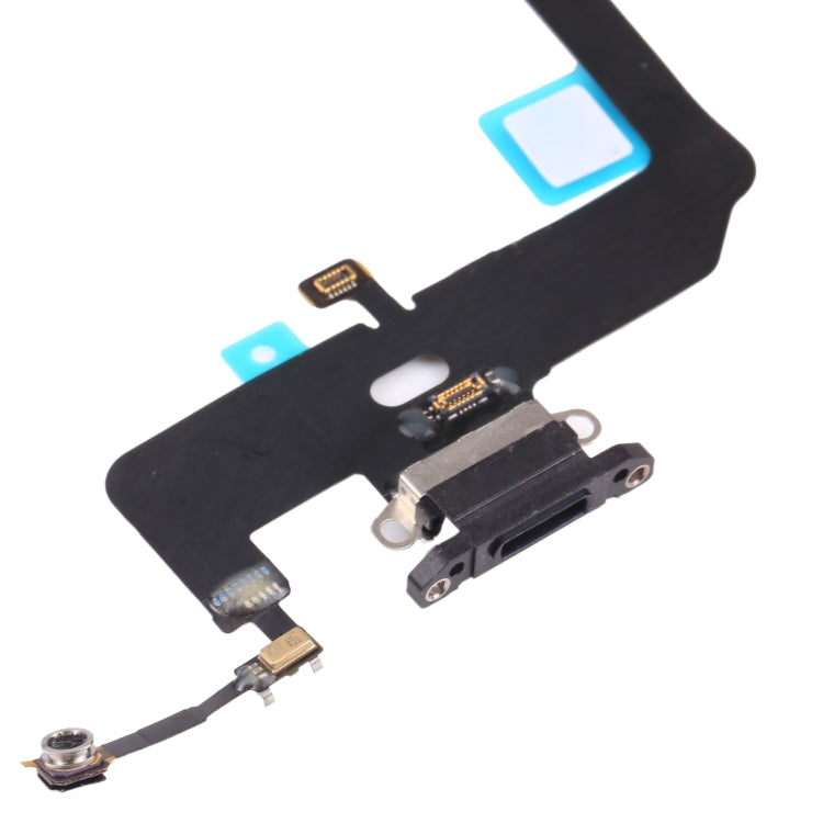 Replacement Charging Port Flex Cable Ribbon for iPhone XS (Black) - Compatible and Fully Functional