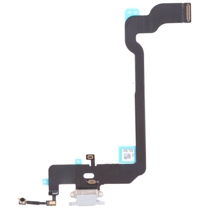 iPhone XS Charging Port Flex Cable Ribbon Replacement (White) - Original, Fully Compatible, Professional Installation Recommended