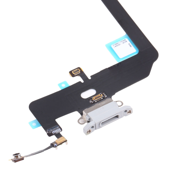 iPhone XS Charging Port Flex Cable Ribbon Replacement (White) - Original, Fully Compatible, Professional Installation Recommended