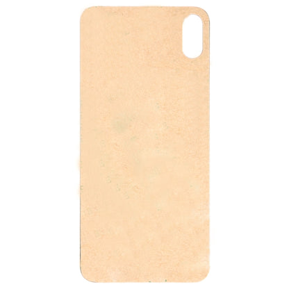 Easy Replacement Black Glass Back Battery Cover with Adhesive for iPhone XS - Big Camera Hole Compatible