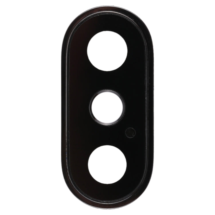 iPhone XS / XS Max Back Camera Bezel & Lens Cover Replacement (Black) - Quality Checked, Professional Install Recommended