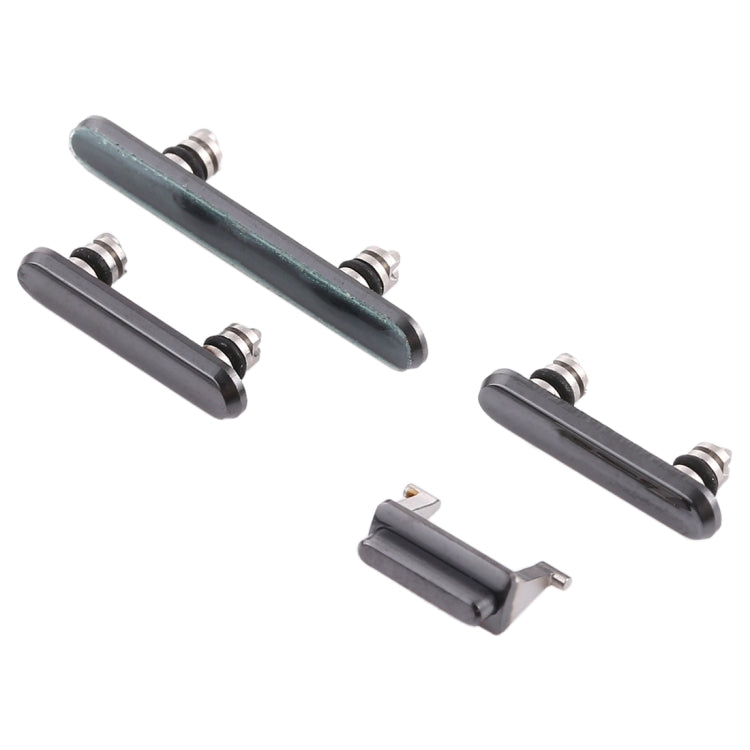 Replacement Side Keys (Power, Volume, Mute) for iPhone XS / XS Max - High Quality (Black)